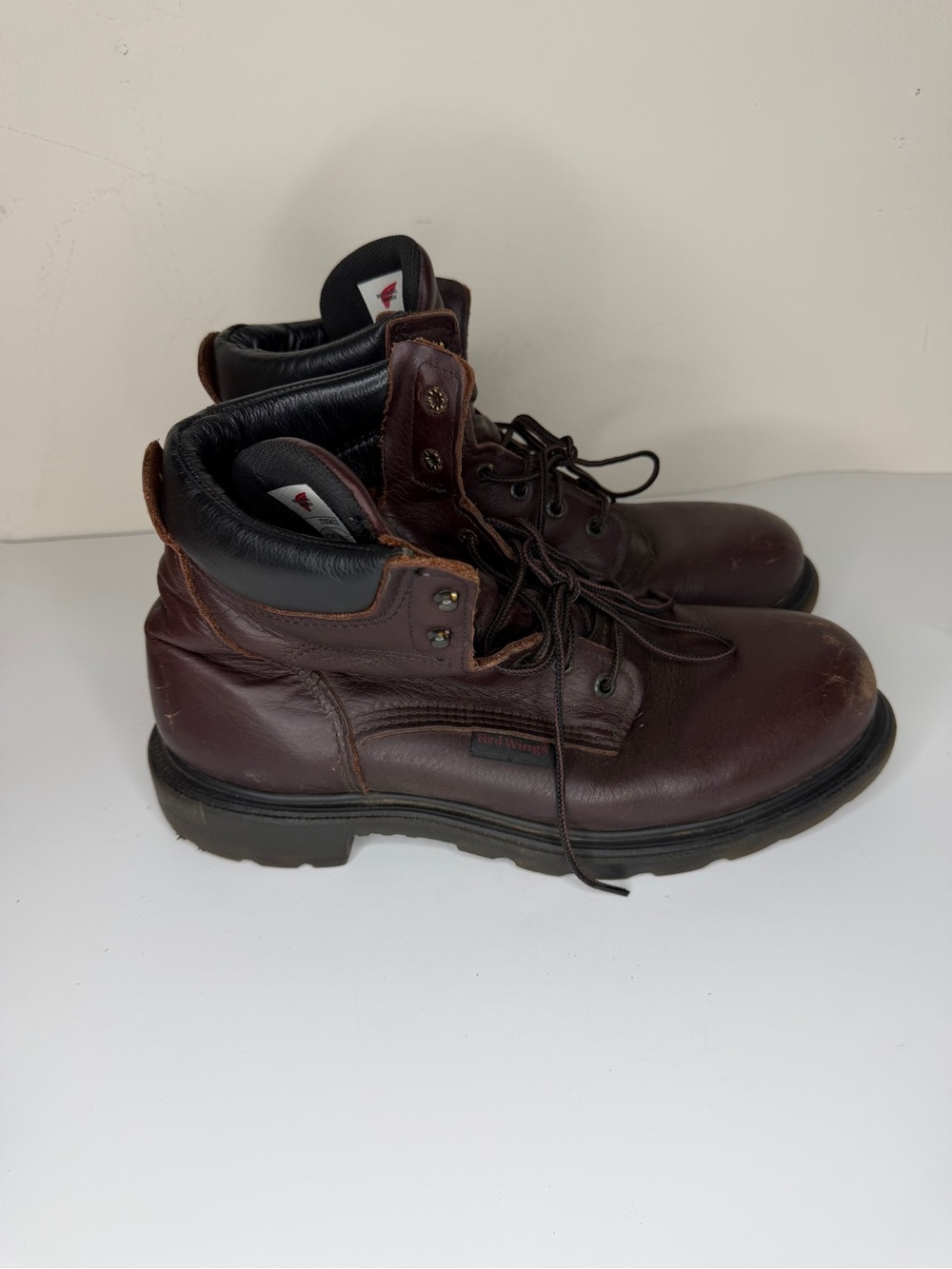 Red Wing Mens Size 11.5D Model 606 Soft Toe Brown Work Boot Oil Slip Resistant